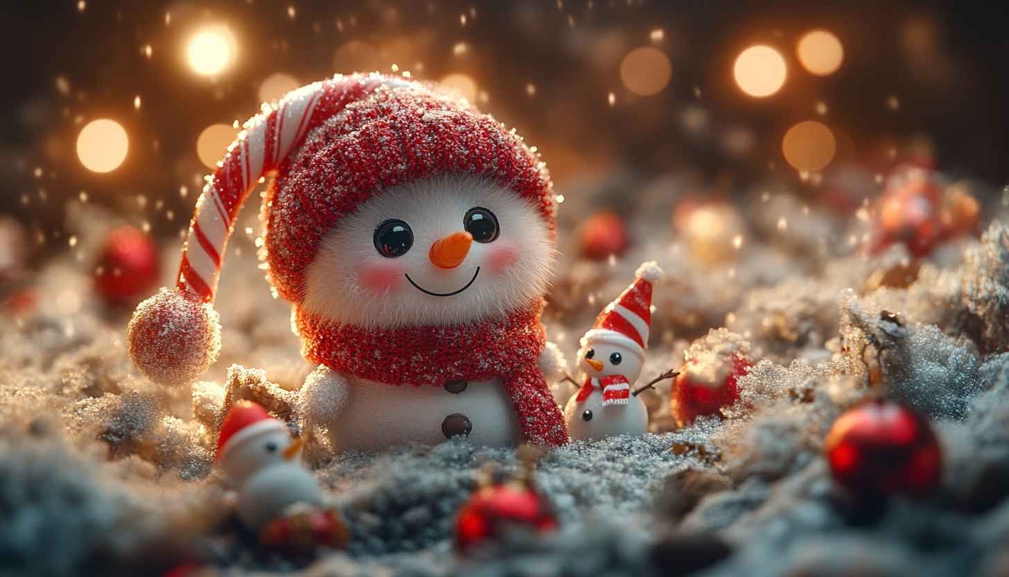 cute Snowman wallpapers for winter