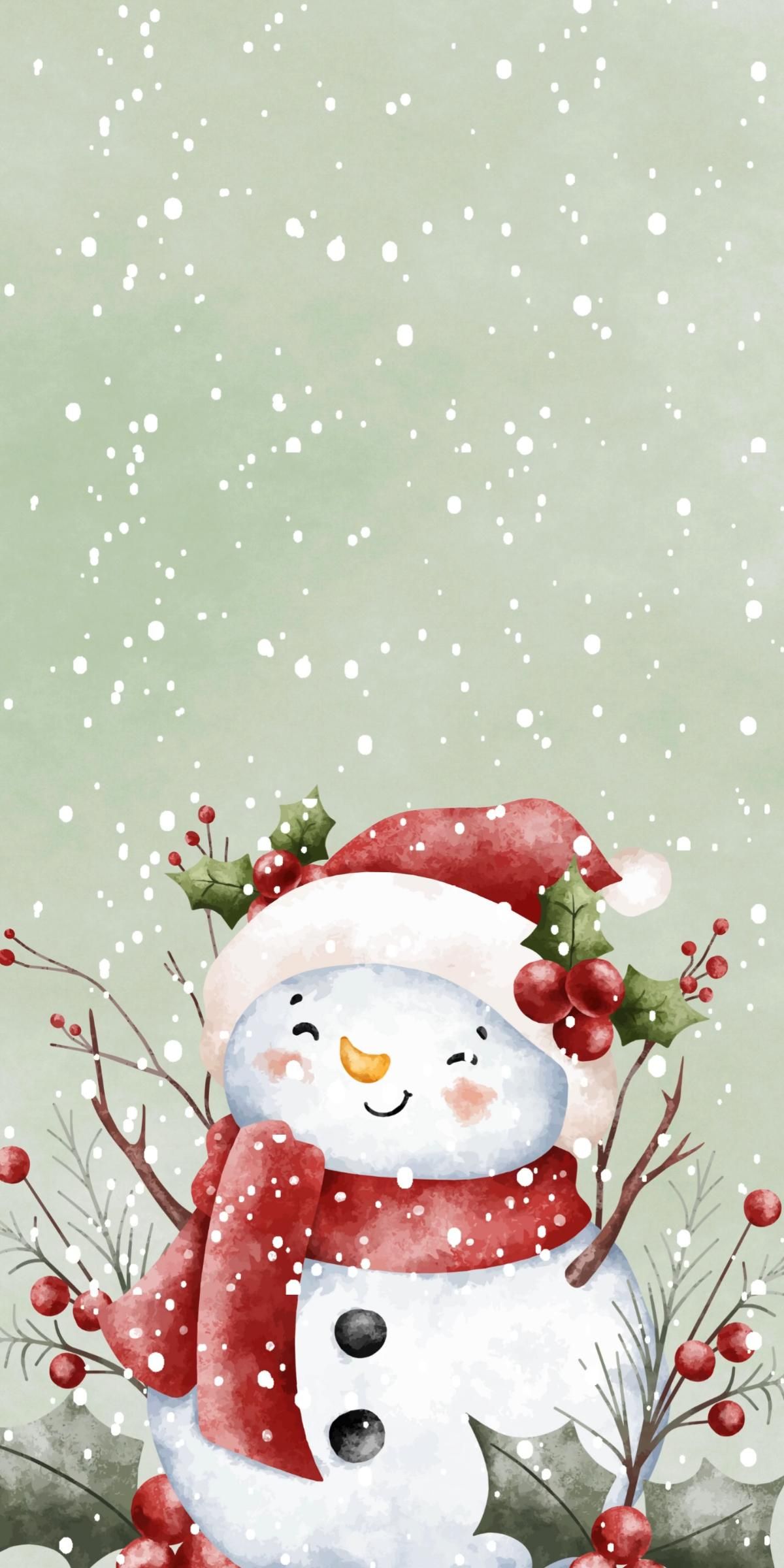 cute Snowman wallpapers 0011