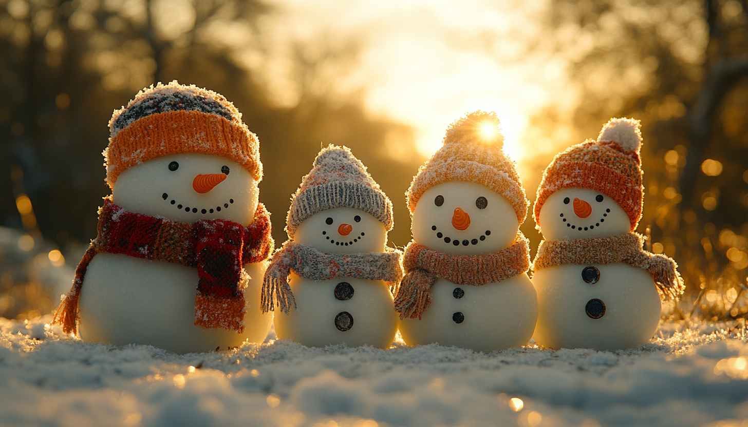 cute Snowman wallpapers 0014