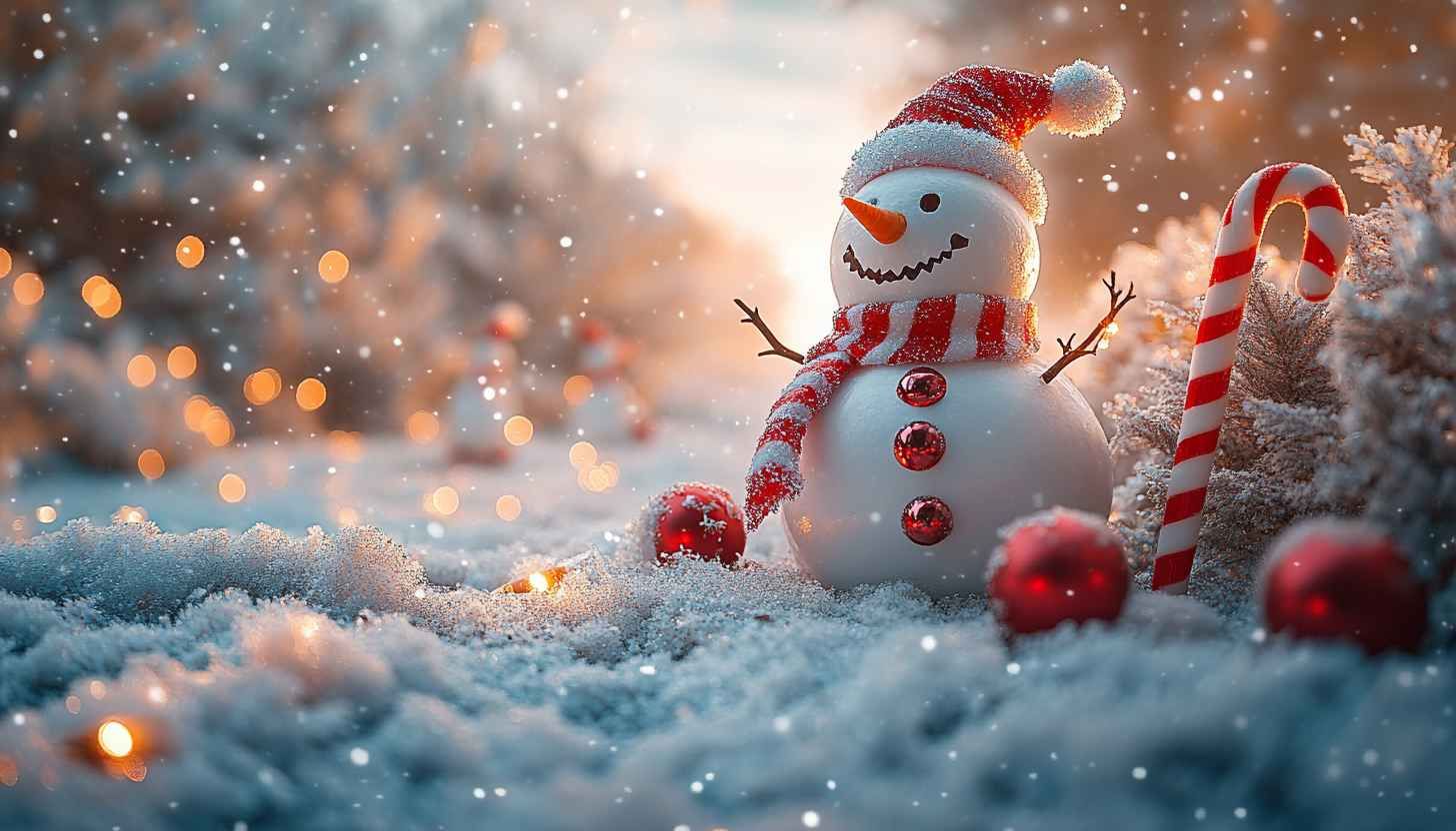 cute Snowman wallpapers 0015