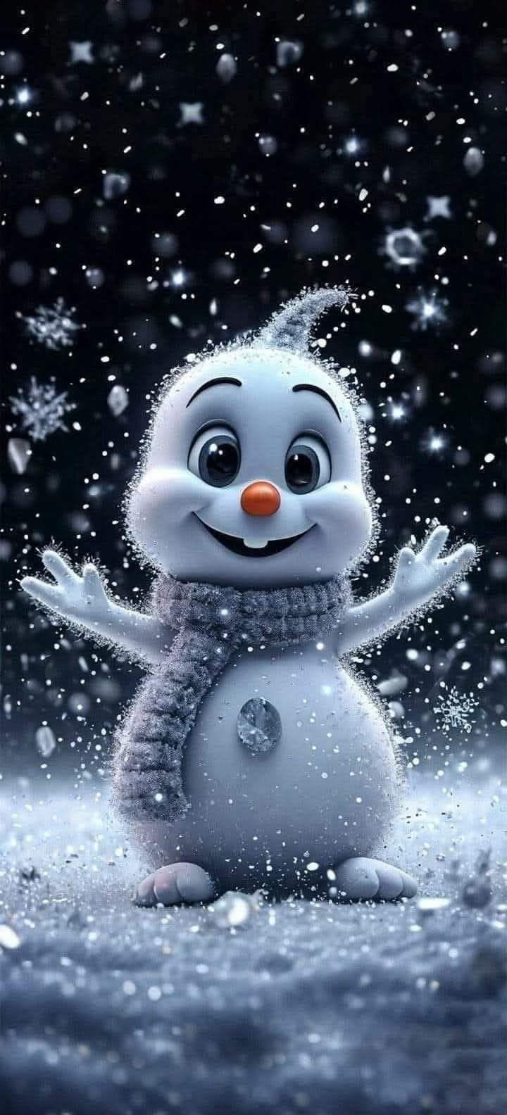 cute Snowman wallpapers 0018