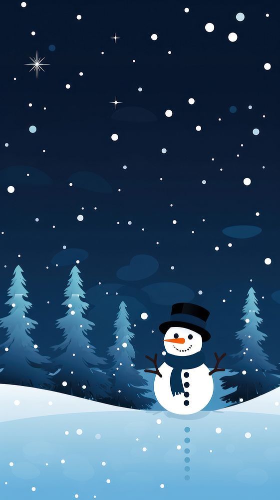 cute Snowman wallpapers 0023