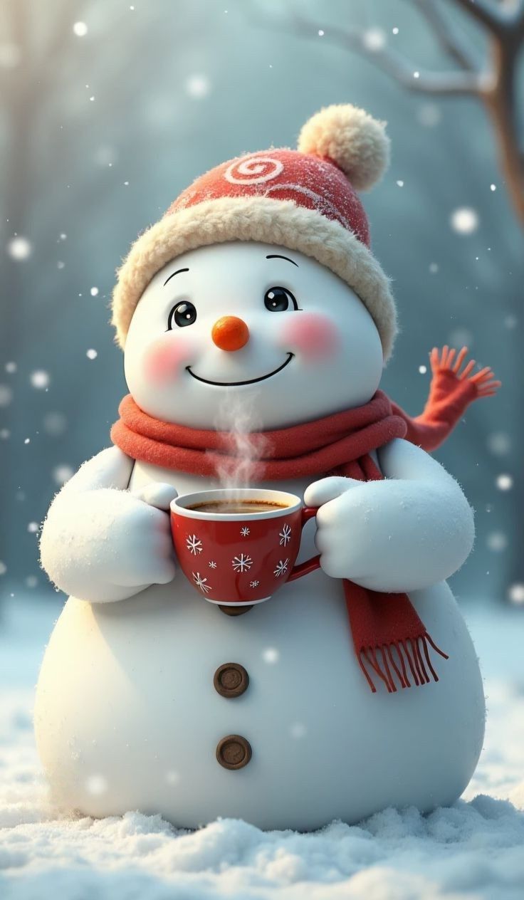 cute Snowman wallpapers 0026