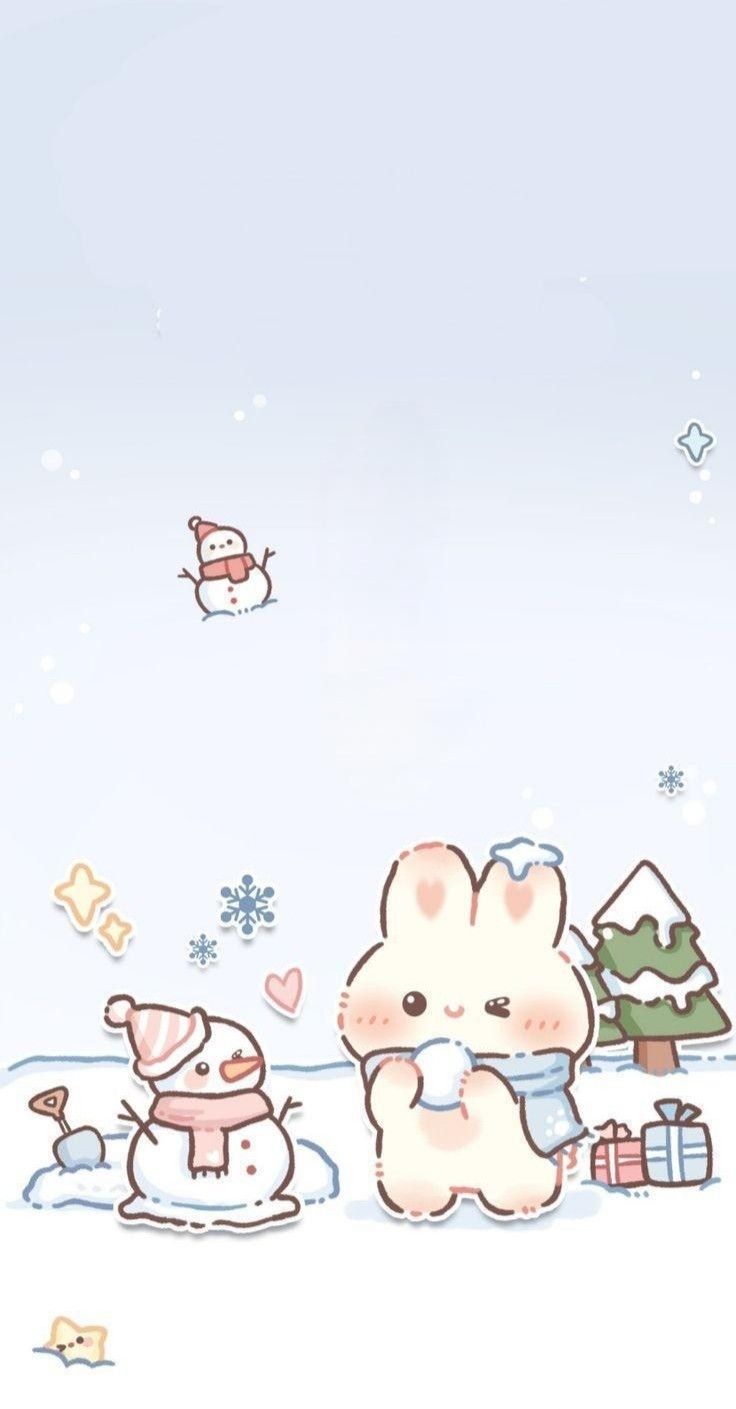 cute Snowman wallpapers 0028