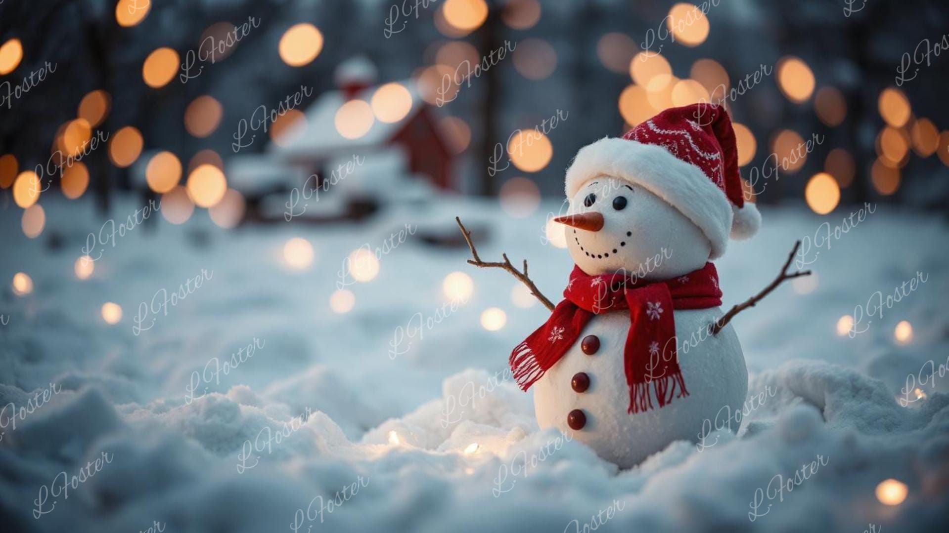 cute Snowman wallpapers 0035