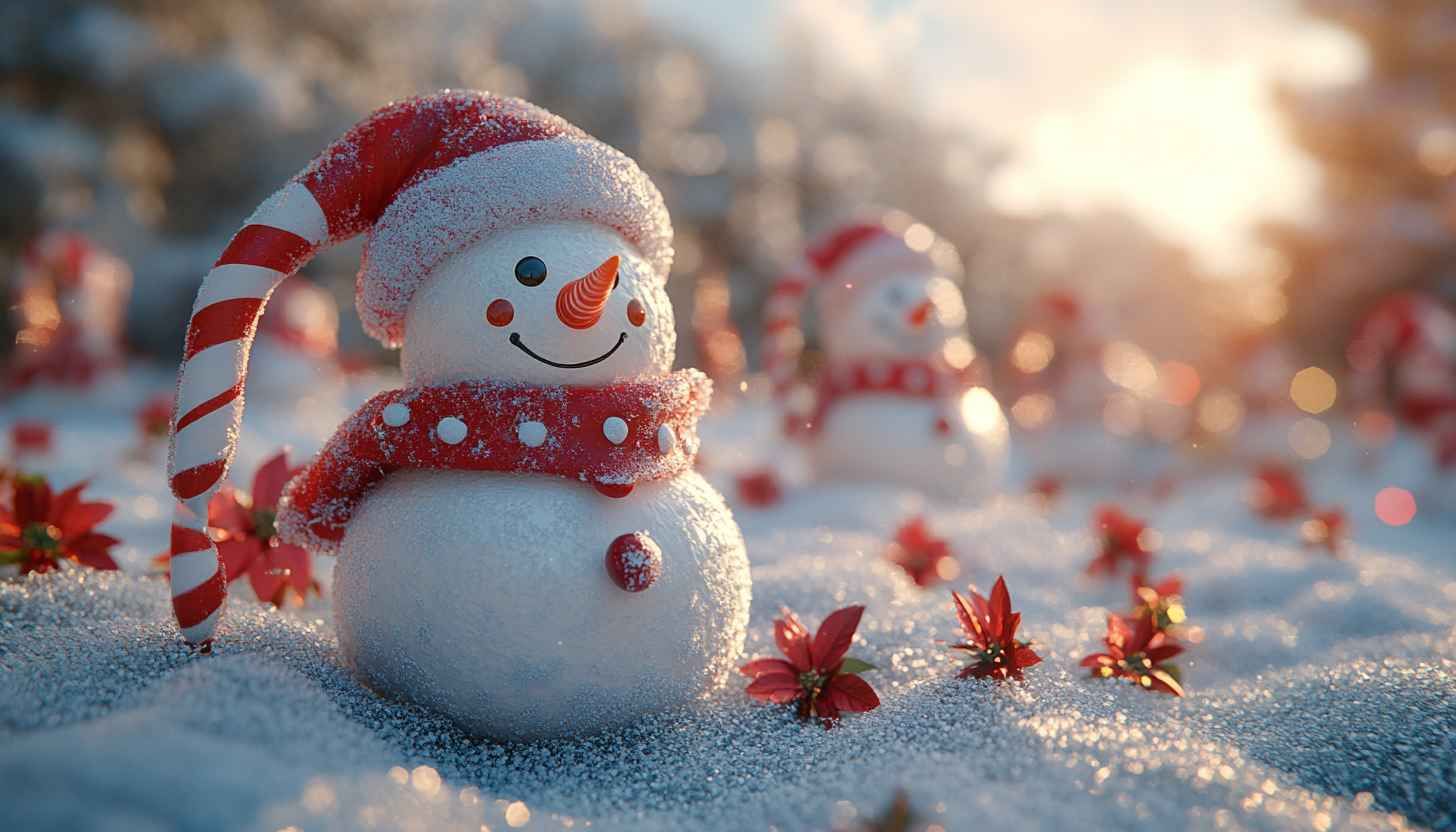 cute Snowman wallpapers 0040