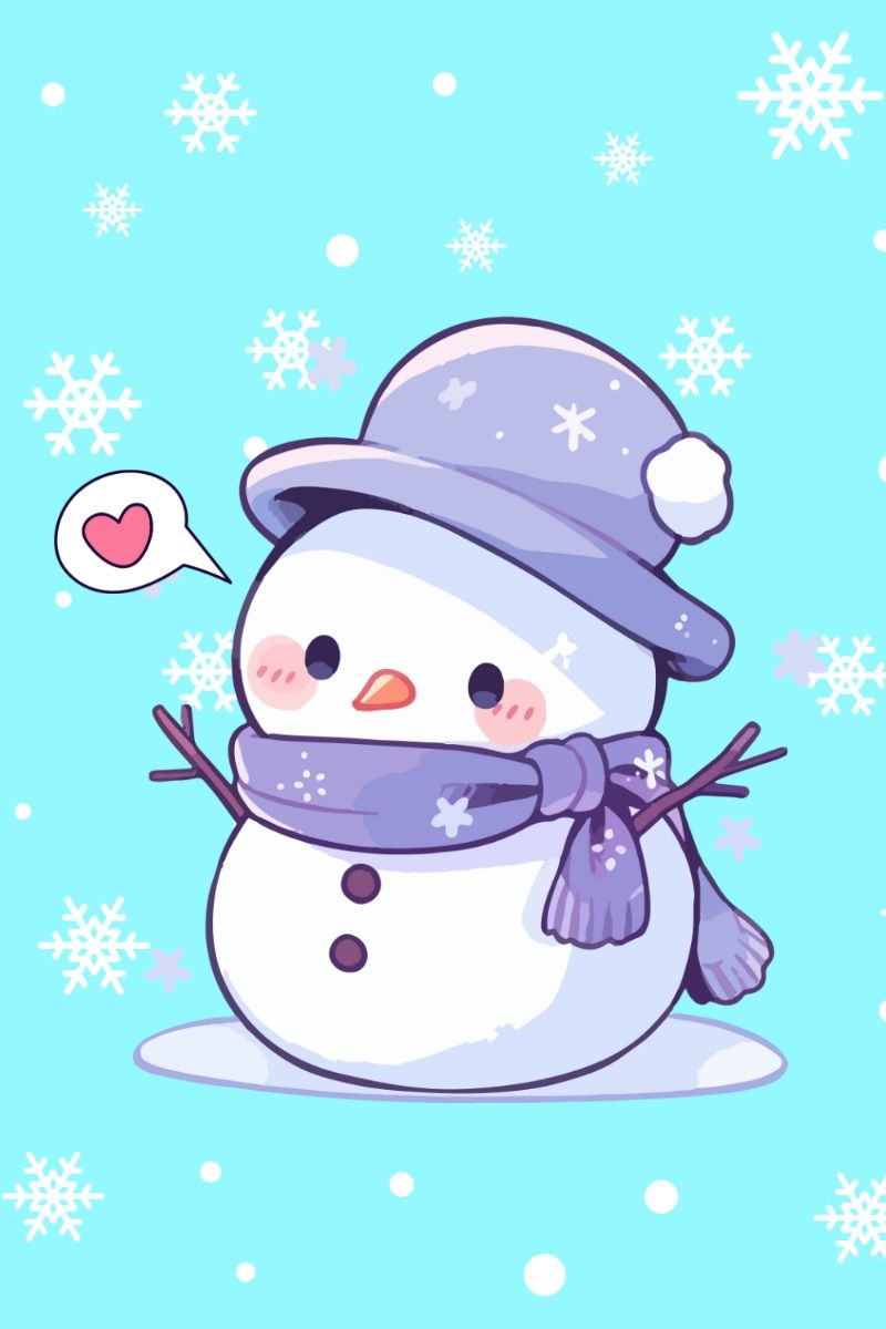 cute Snowman wallpapers 0043