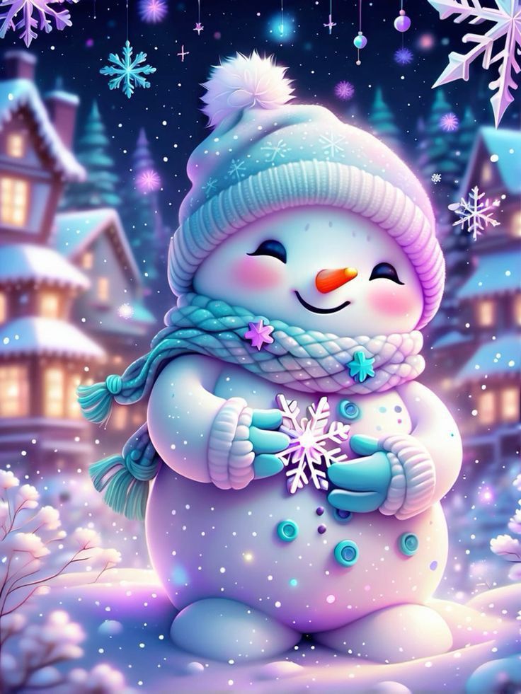 cute Snowman wallpapers 0066