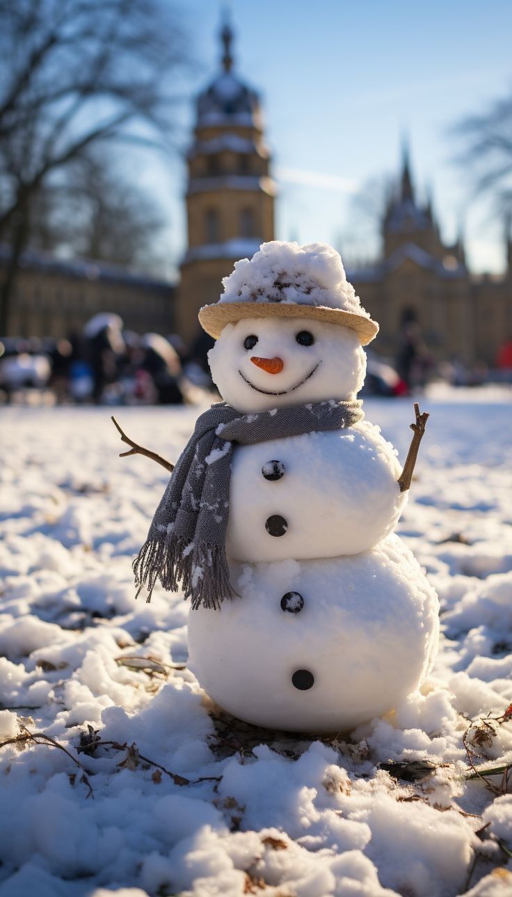 cute Snowman wallpapers 0079