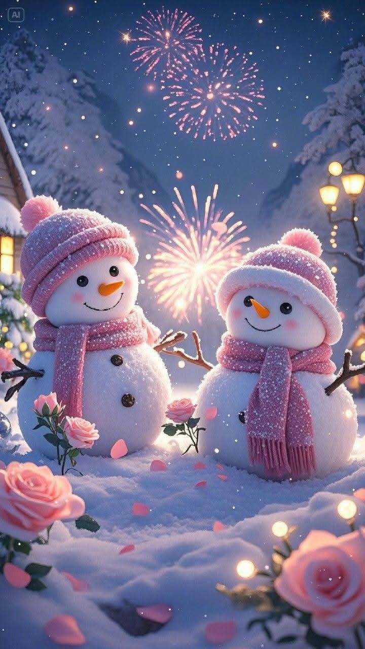 cute Snowman wallpapers 0086