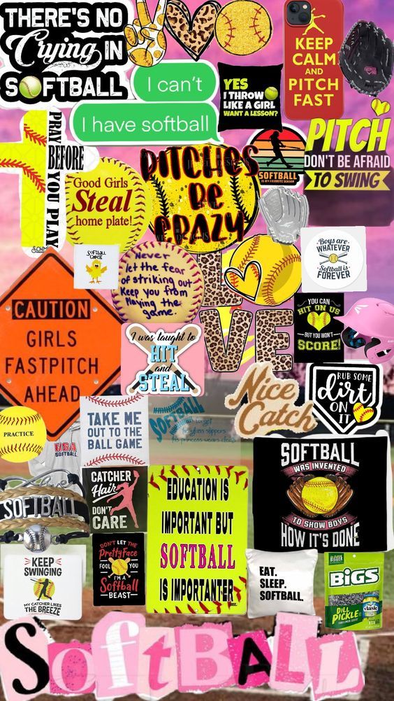 cute softball wallpapers 0020