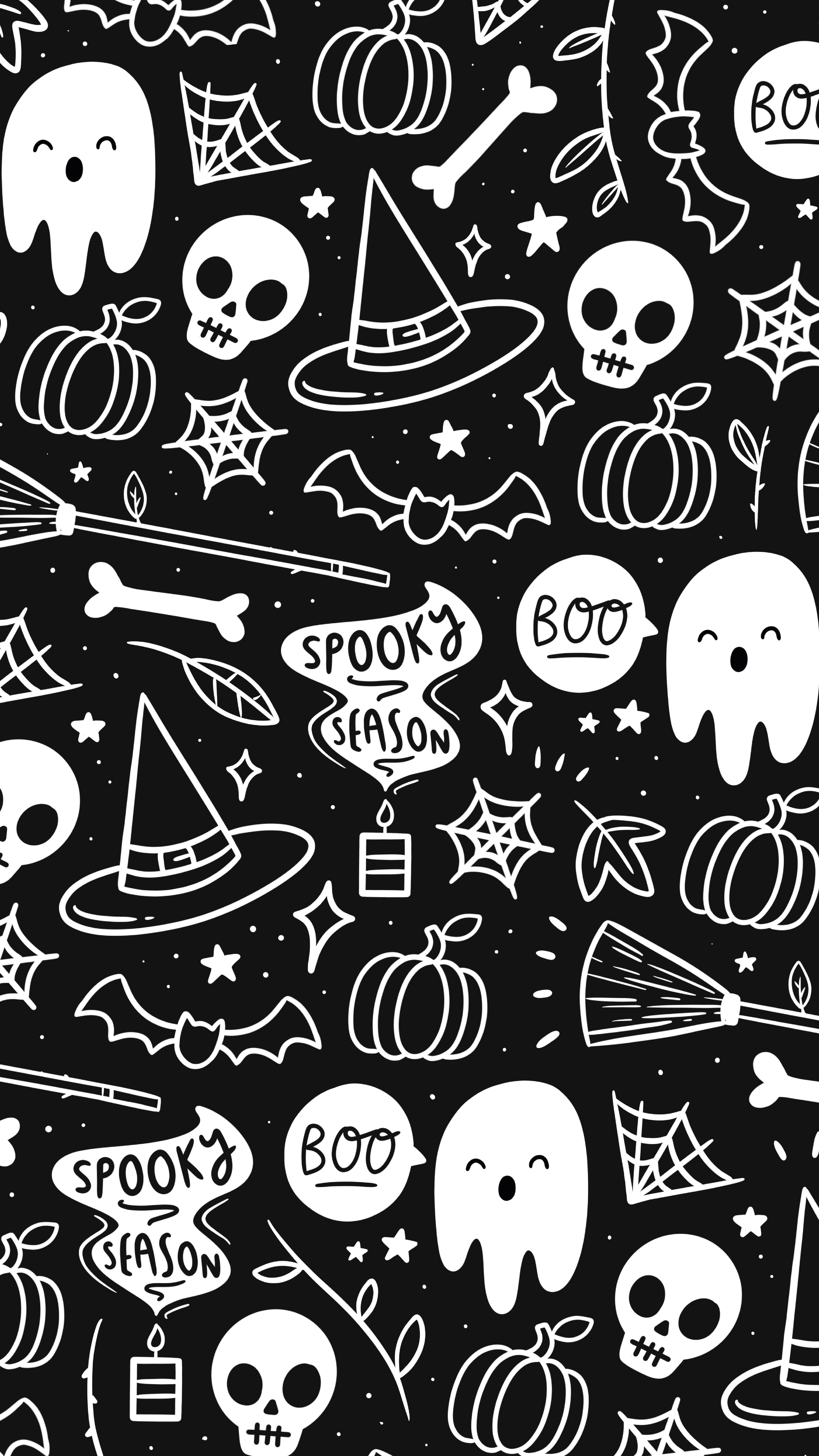 cute spooky wallpaper 0096