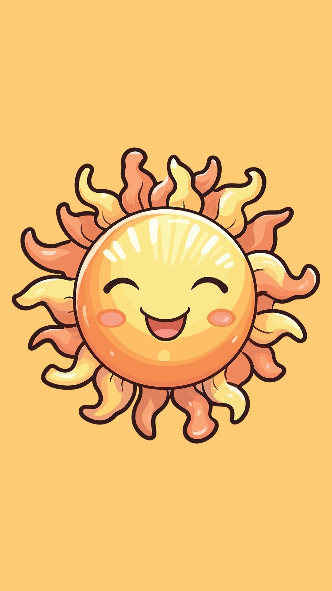 cute sun wallpapers 0021