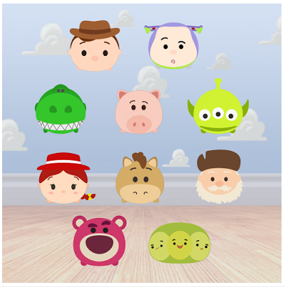 cute Tsum Tsum characters