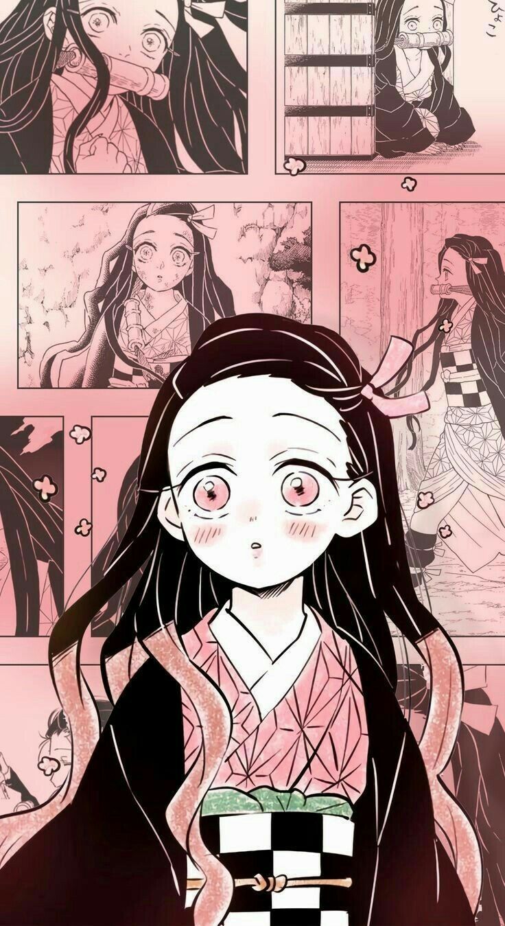 cute wallpapers anime girl Nezuko 0019