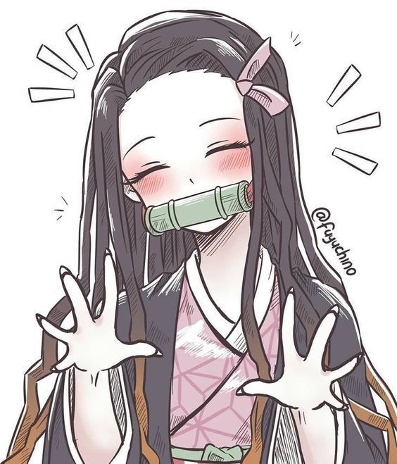 cute wallpapers anime girl Nezuko 0022