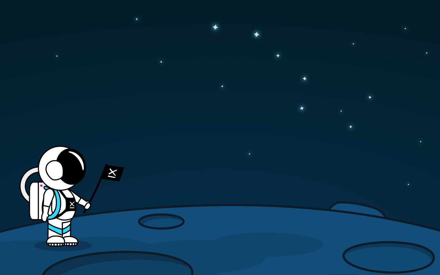 cute wallpapers astronaut 0012