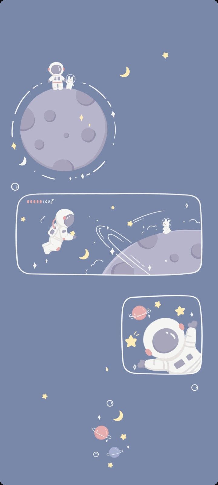 cute wallpapers astronaut 0017