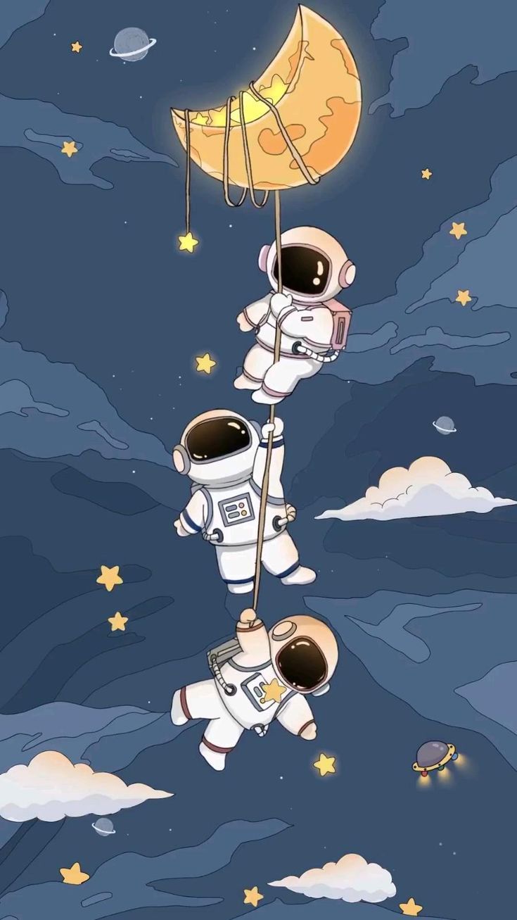 cute wallpapers astronaut 0018