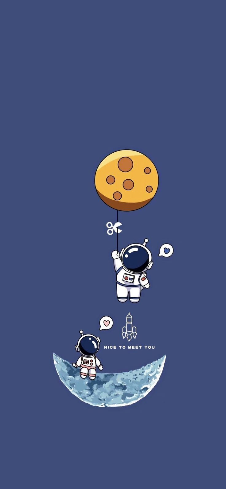 cute wallpapers astronaut 0034