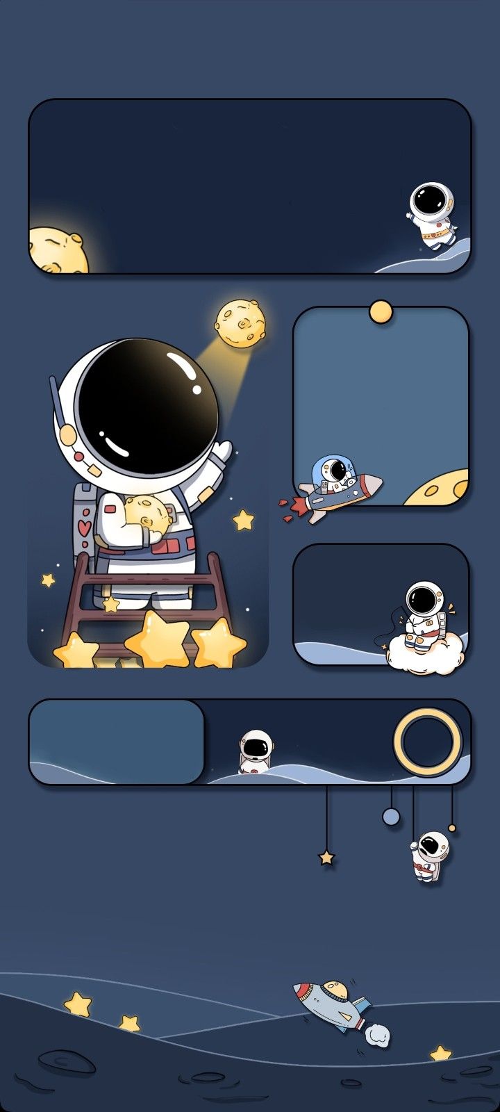 cute wallpapers astronaut 0040