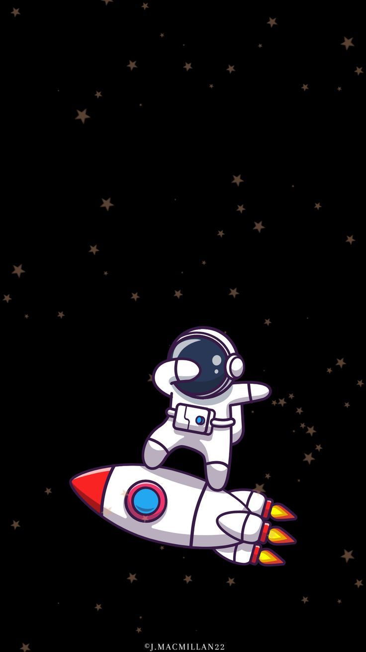 cute wallpapers astronaut 0041