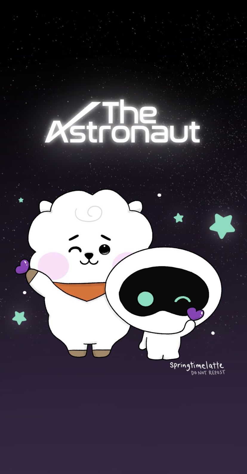 cute wallpapers astronaut 0045