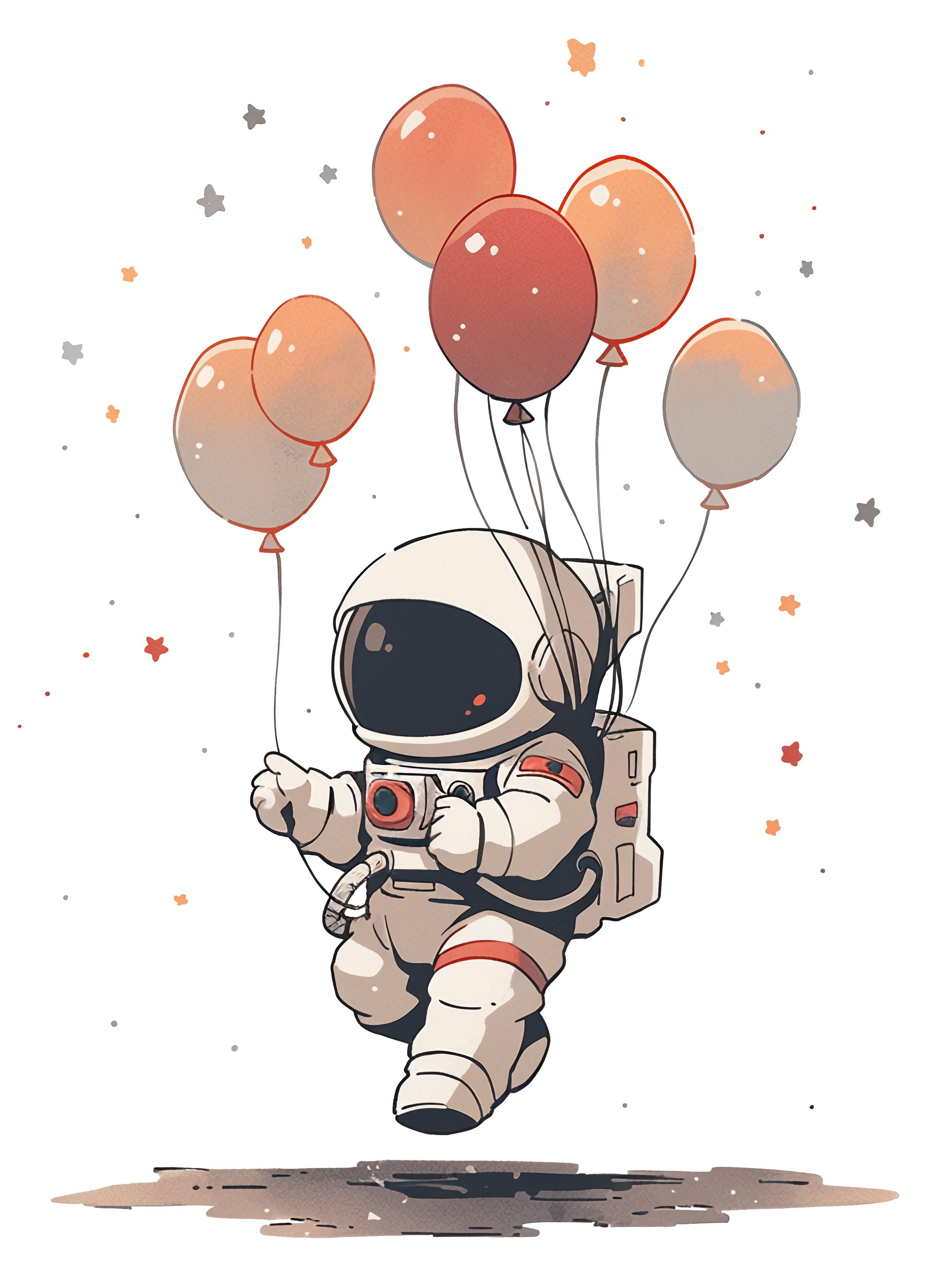 cute wallpapers astronaut 0047