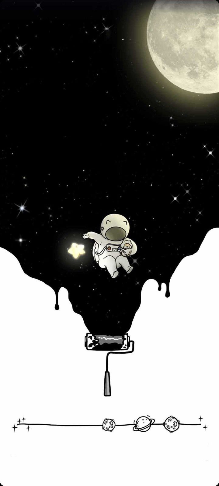 cute wallpapers astronaut 0053