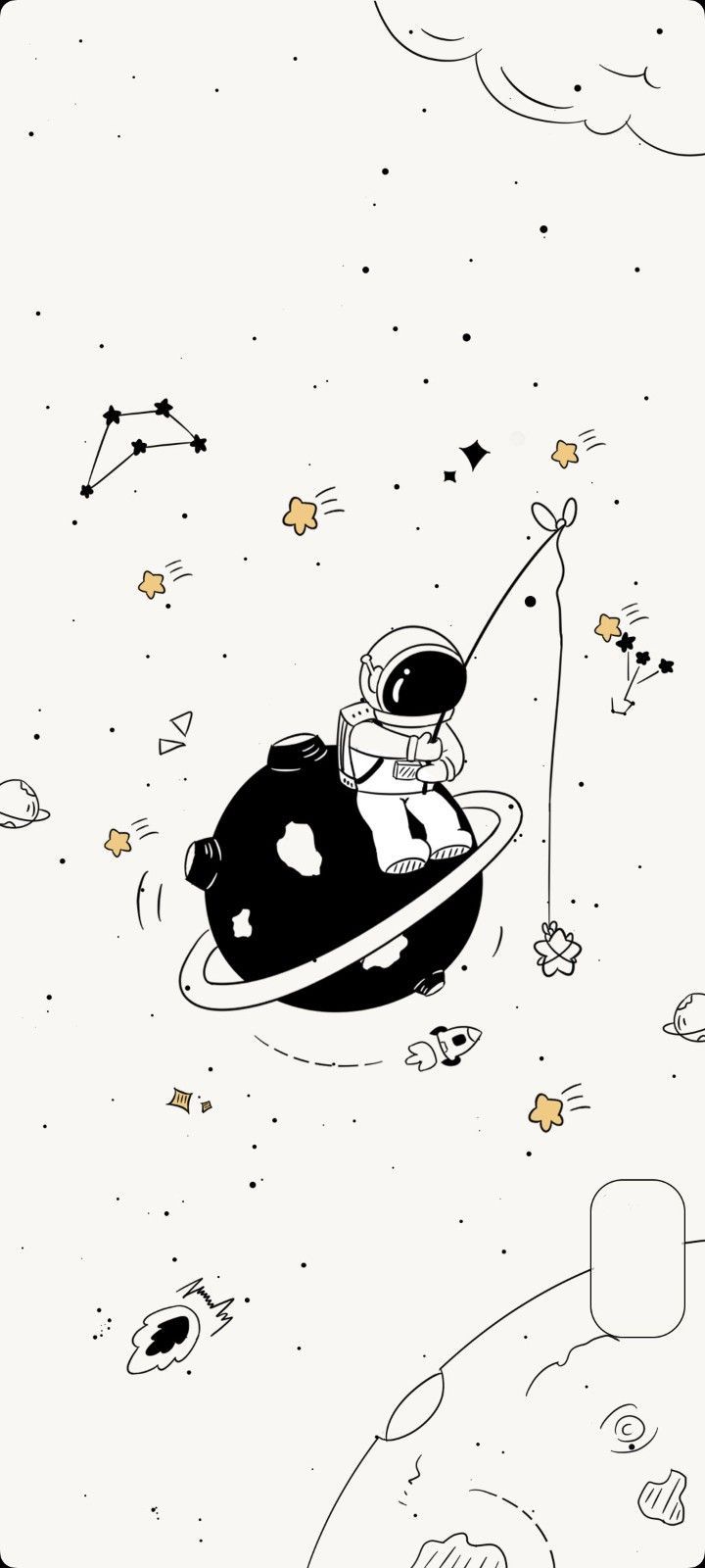 cute wallpapers astronaut 0060