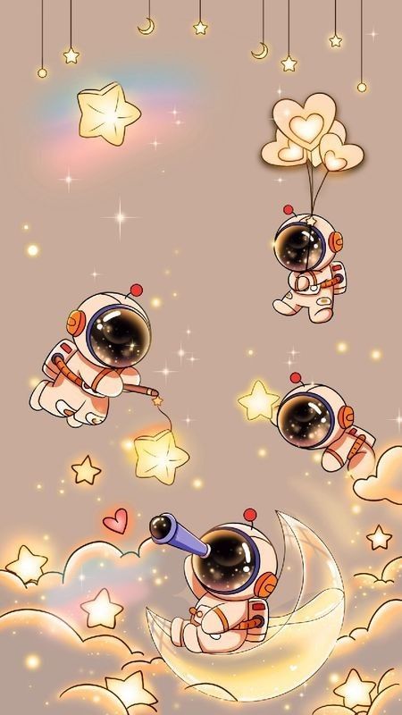 cute wallpapers astronaut 0067