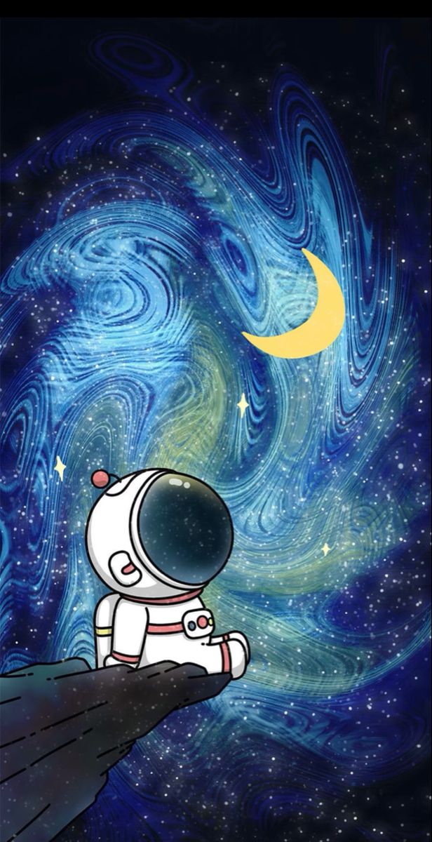 cute wallpapers astronaut 0073