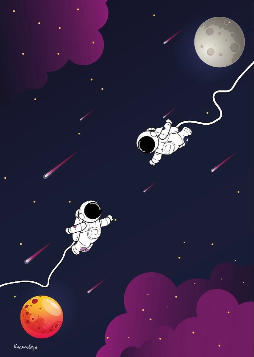 cute wallpapers astronaut 0083