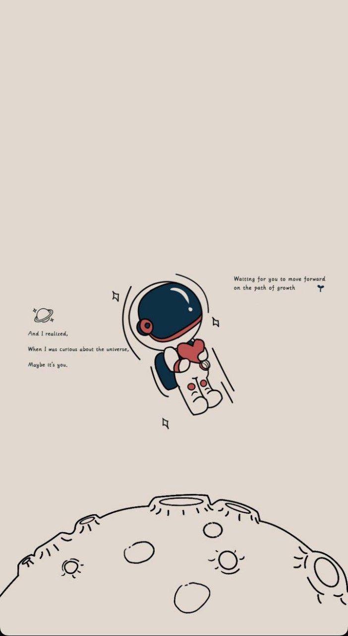 cute wallpapers astronaut 0086