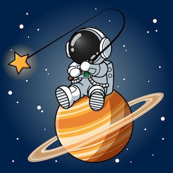 cute wallpapers astronaut 0087