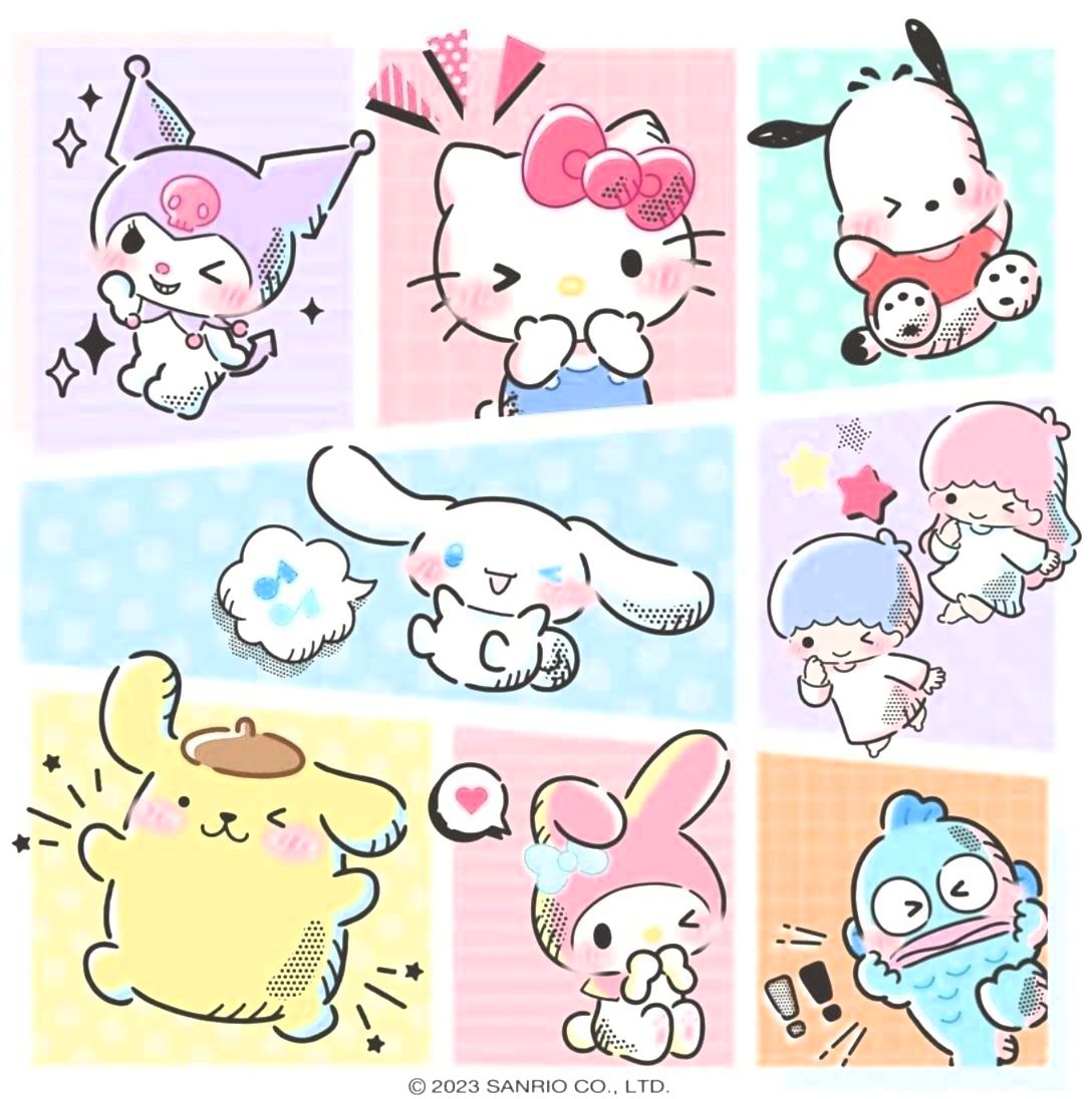 cute wallpapers Hello Kitty and friends 0009