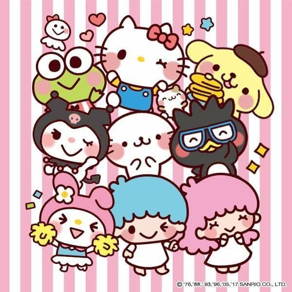 cute wallpapers Hello Kitty and friends 0017