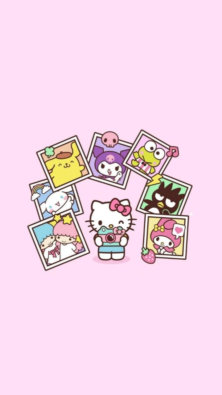 cute wallpapers Hello Kitty and friends 0022