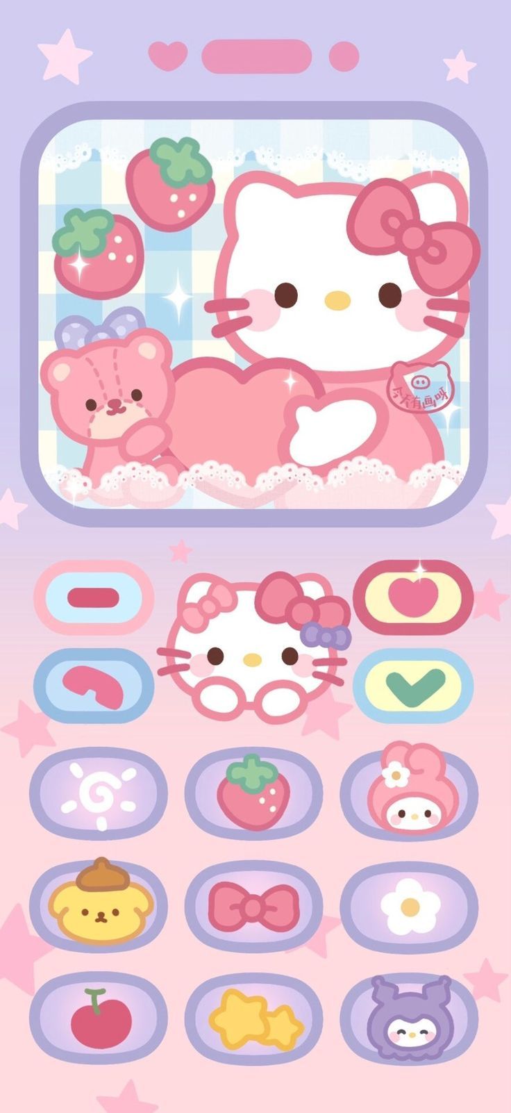 cute wallpapers Hello Kitty and friends 0023