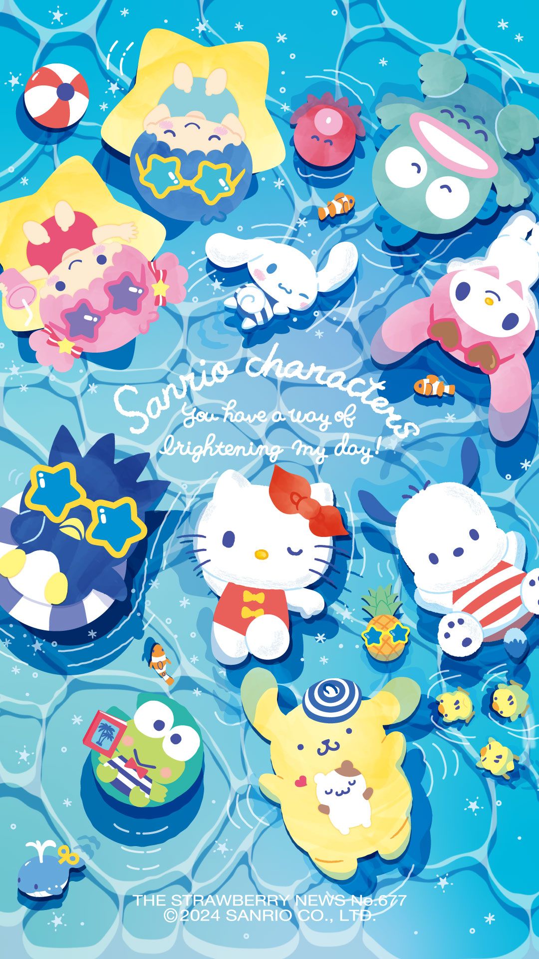 cute wallpapers Hello Kitty and friends 0025