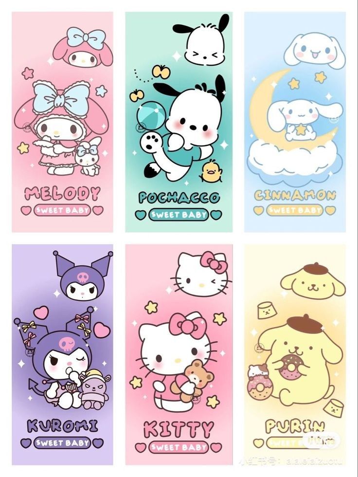 cute wallpapers Hello Kitty and friends 0027