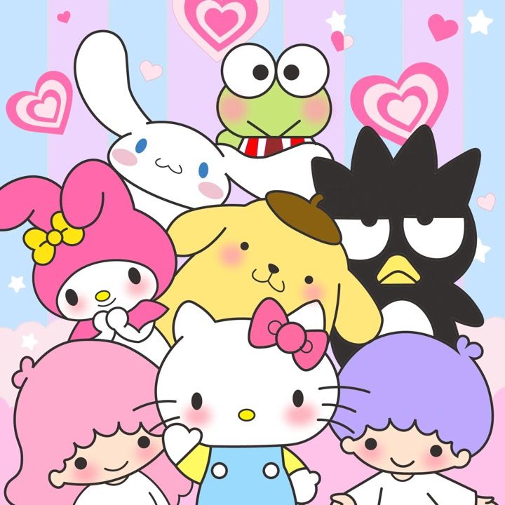 cute wallpapers Hello Kitty and friends 0034