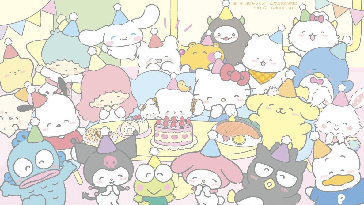 cute wallpapers Hello Kitty and friends 0039