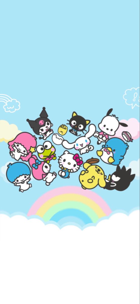 cute wallpapers Hello Kitty and friends 0048