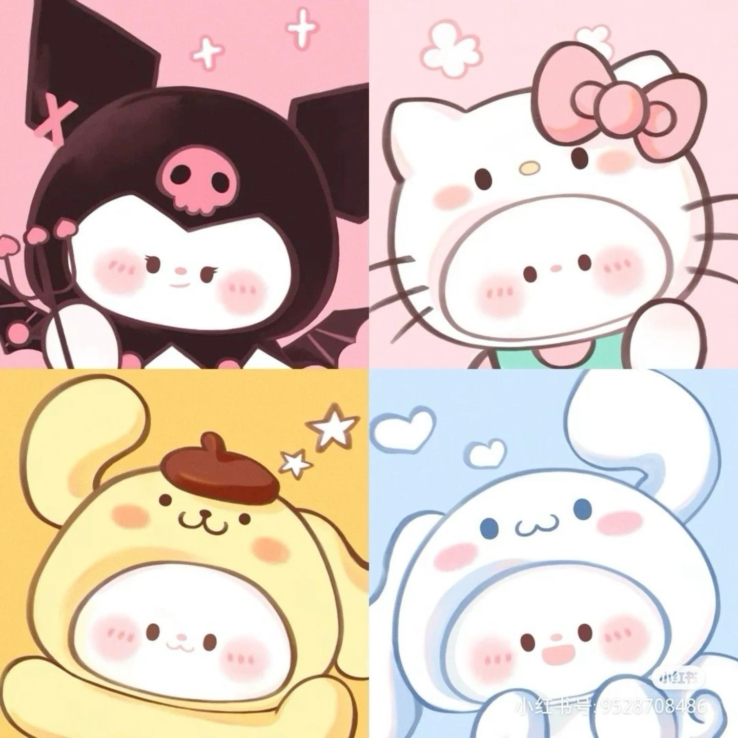 cute wallpapers Hello Kitty and friends 0053