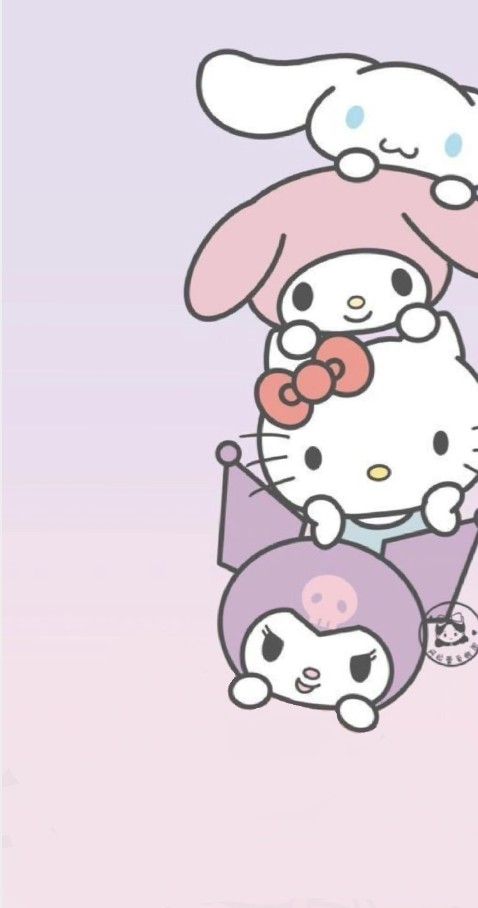 cute wallpapers Hello Kitty and friends 0061