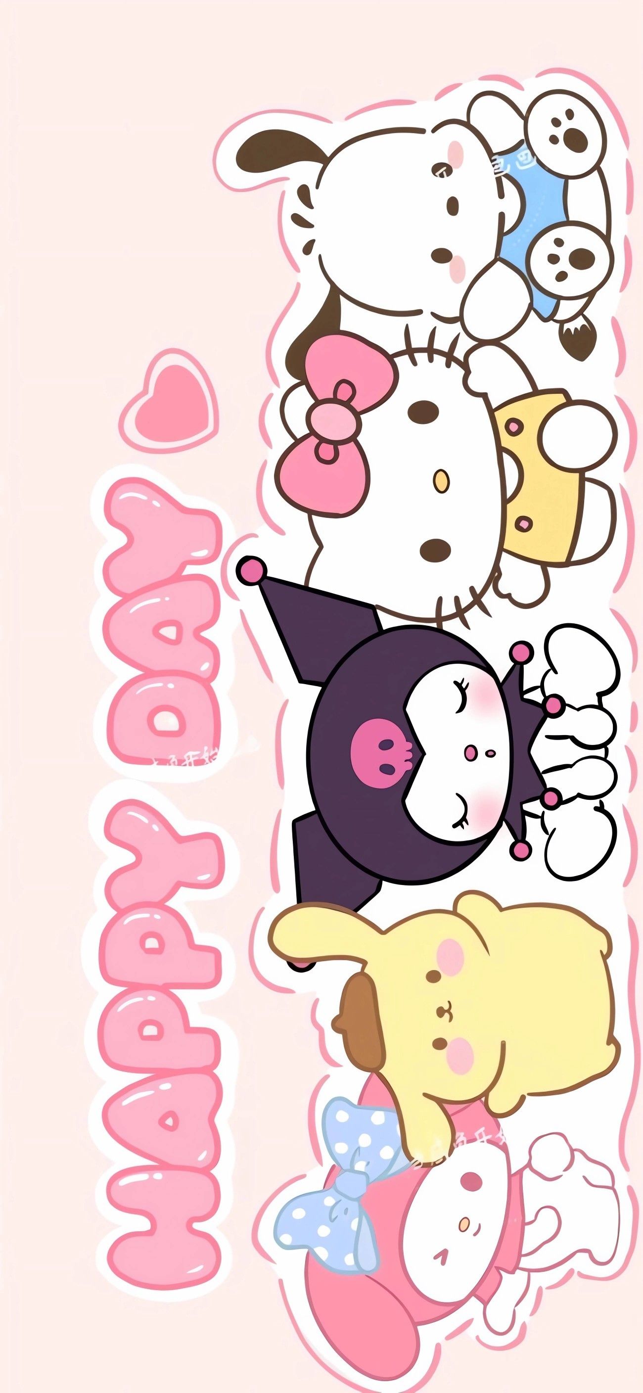 cute wallpapers Hello Kitty and friends 0066