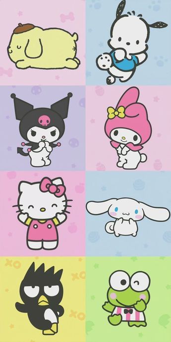 cute wallpapers Hello Kitty and friends 0070