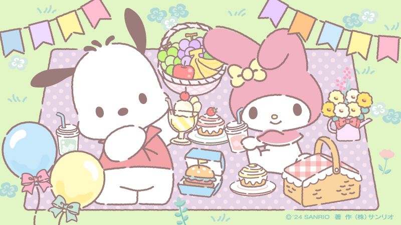 cute wallpapers Hello Kitty and friends 0071