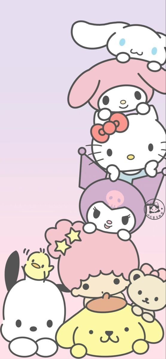 cute wallpapers Hello Kitty and friends 0075